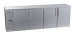 Krowne Metal , BS108L-SSS-LRRR, Refrigeration- Self-Contained Back Bar Cooler