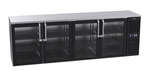 Krowne Metal , BS108R-GSS-RRLR, Refrigeration- Self-Contained Back Bar Cooler