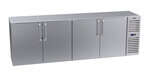 Krowne Metal , BS108R-SNS-RRLR, Refrigeration- Self-Contained Back Bar Cooler