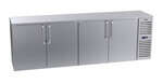 Krowne Metal , BS108R-SSS-RLLR, Refrigeration- Self-Contained Back Bar Cooler