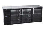 Krowne Metal , BS84L-GSS-RRL, Refrigeration- Self-Contained Back Bar Cooler