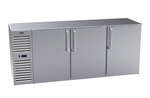 Krowne Metal , BS84L-SNS-LLR, Refrigeration- Self-Contained Back Bar Cooler