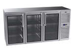 Krowne Metal , NS72R-KSS-RRL, Refrigeration- Self-Contained Narrow Door Back Bar