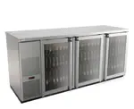 Micro Matic USA , MBB78GS-E, Back Bar Cabinet, Refrigerated