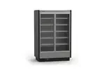 MVP , KGV-MR-2-R, Refrigerator, Merchandiser, Hinged Glass Front Doors, Gray