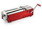 Omcan , 13725, European Manual Sausage Stuffers - Horizontal Two-Speed Gear-Driven