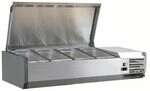 Omcan , RS-CN-0004-PSS, Refrigerated Topping Rail With Stainless Steel Cover