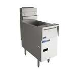 Pitco Frialator , SSH55S-SSTC-1FD, Fryer, Gas, Floor Model, Full Pot