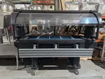 Cambro VBRL6 Youth Height Mobile Food Serving Cart w/ Casters + (5) Camchillers