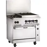 Vulcan 36C-2B24CBN, Range, 36" Restaurant, Gas